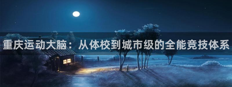 尊龙官网下载招商：重庆运动大脑：从体校到城市级的全能