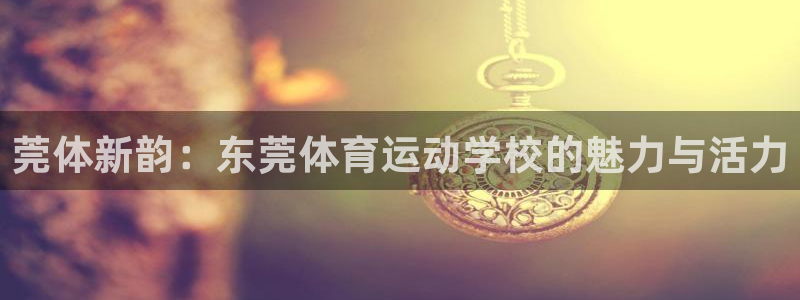 尊龙官方正版app集团官网首页：莞体新韵：东莞体育运